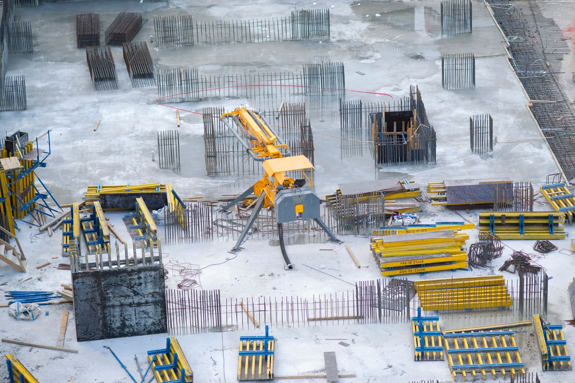 Building construction work
